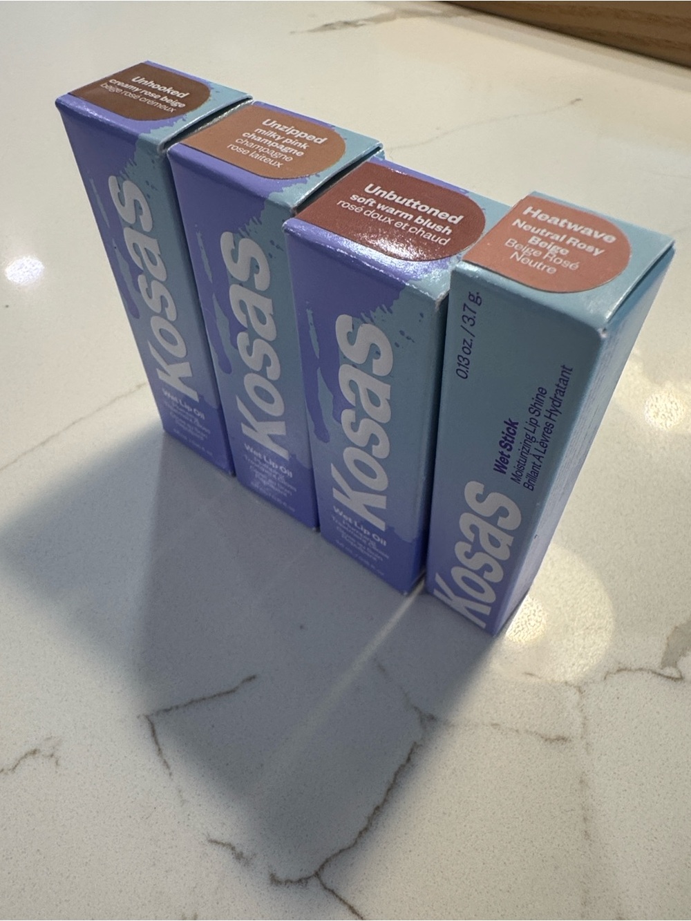 Kosas Wet Lip Oil & Wet Stick Bundle - neutral & Rosy